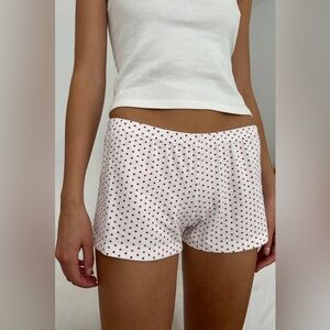 Brandy Melville Emory Heart Shorts